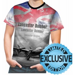 Avro Lancaster Bomber WW2 Allied Forces Mens T SHIRT