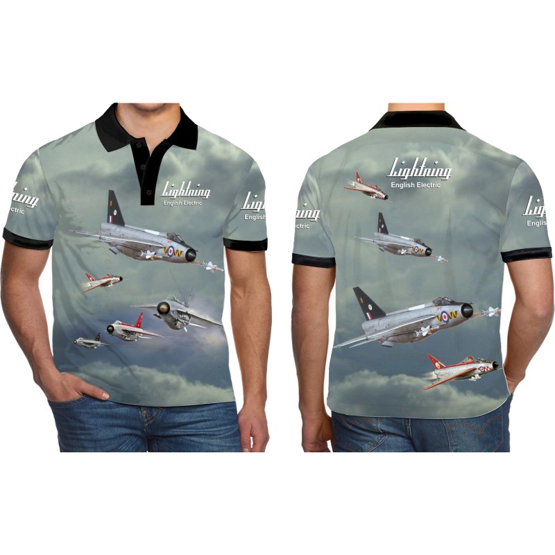English Electric Lightning Aircraft Military Classic Green T Shirt. 