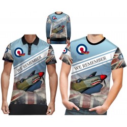 Supermarine Spitfire we remember Mens T-shirt RAF T SHIRTS