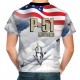 P51 Mustang American t shirt WW2