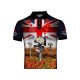 REMEMBRANCE DAY POPPY BRITISH ARMY POLO SHIRT
