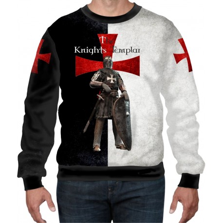 NEW THE KNIGHTS TEMPLAR,ROYAL TEUTONIC ALL OVER SWEAT-SHIRT